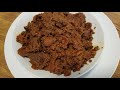 ethiopian food dirkosh firfir የድርቆሽ ፍርፍር