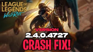 How To Fix The Crash Problem In Wild Rift