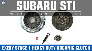 Exedy Subaru WRX Stage 1 Heavy Duty Organic Clutch - Whats in the Box?