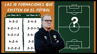 Las 10 FORMACIONES existentes en el fútbol según MARCELO BIELSA