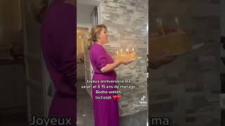 Joyeux anniversaire Sarah 15 ans de mariage machalah