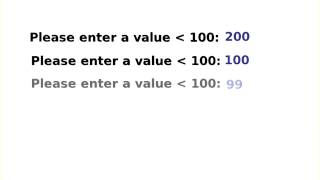 Input Validation - Intro to Java Programming