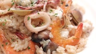 法式白醬海鮮燉飯 Creamy Seafood Risotto