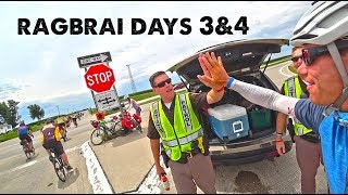 RAGBRAI 2018-The Iowa Cops are Awesome-Ryan and Ali Bike Across America-Ep 24