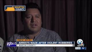 Suspects in violent Martin County armed robberies arrested