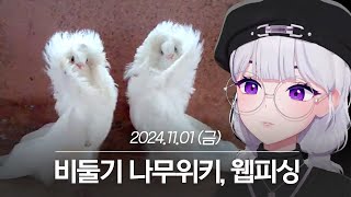 20241101 비둘기 나무위키, 웹피싱 - 아이네 다시보기