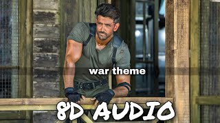 Kabir's Theme (Instrumental) (8D AUDIO) | Kabir's Theme Soundtrack in WAR Movie | 8D Bollywood Songs