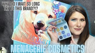 MENAGERIE COSMETICS POLAR LIGHTS EYESHADOW PALETTES | 2 LOOKS + SWATCHES