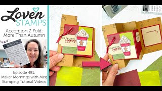 Ep 491: Eggnog and Accordion Z Fold Cards with Stampin' Up!®'s More Than Autumn Stamp Bundle