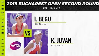 Kaja Juvan vs. Irina-Camelia Begu | 2019 Bucharest Open Second Round | WTA Highlights