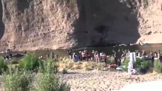 116 foot cliff jump edited