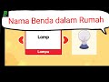 belajar bahasa inggris nama benda dalam rumah