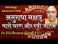 Astrology Advance in Hindi || अनुराधा नक्षत्र का सम्पूर्ण विश्लेषण || Anuradha Nakshatra #Anuradha