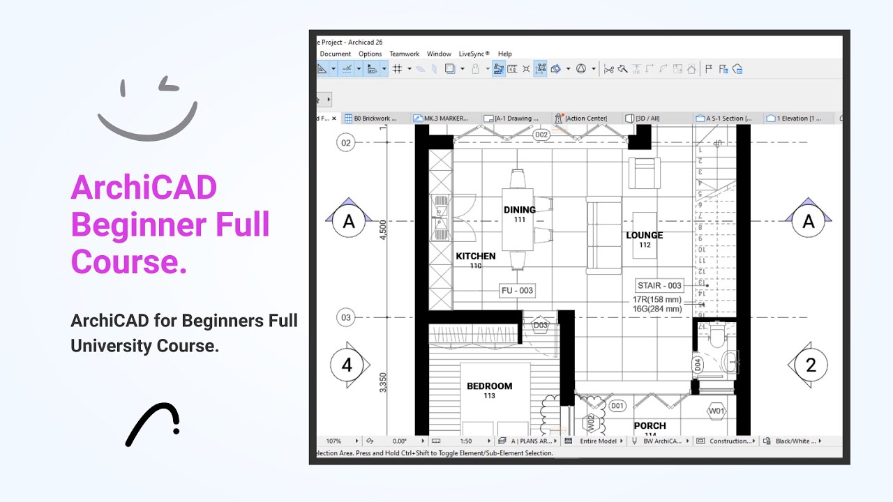 Archicad For Beginners Full University Course Youtube