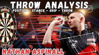 NATHAN ASPINALL darts THROW Analysis | Stance, Grip, and Throw Technique EXPLAINED