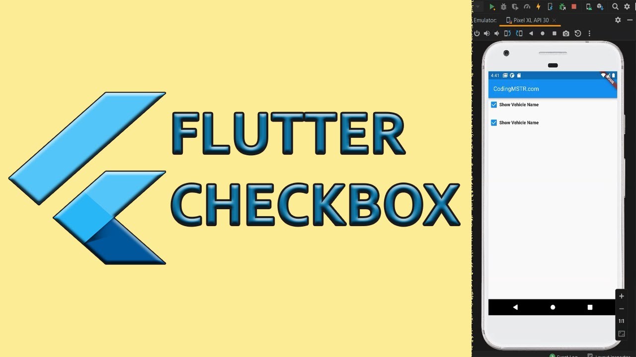 Flutter Checkbox | How To Create Checkbox In Flutter Source Code - YouTube