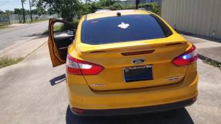 Ford Focus Feniex Police Light Install By EFS Houston Emergency Fleet Service