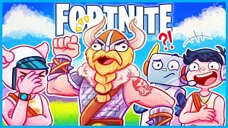 When your VIKING BROTHER LEGIQN Joins in Fortnite: Battle Royale! (Fortnite Funny Moments & Fails)