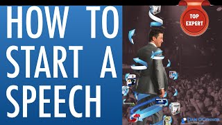 How to Start a Speech | Deliver a Speech | Public Speaking | Professional Communication Skills