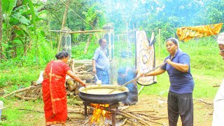 RICE HALWA MAKING മായം ചേർക്കാത്ത നാടൻ അരി ഹൽവ Rice Halwa  Black Kerala Halwa Day life hk mad ideas