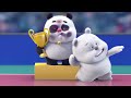 panda will rock you 🐼 short animation bamboo panda 熊猫班卜 funny cuteanimals パンダ volleyball