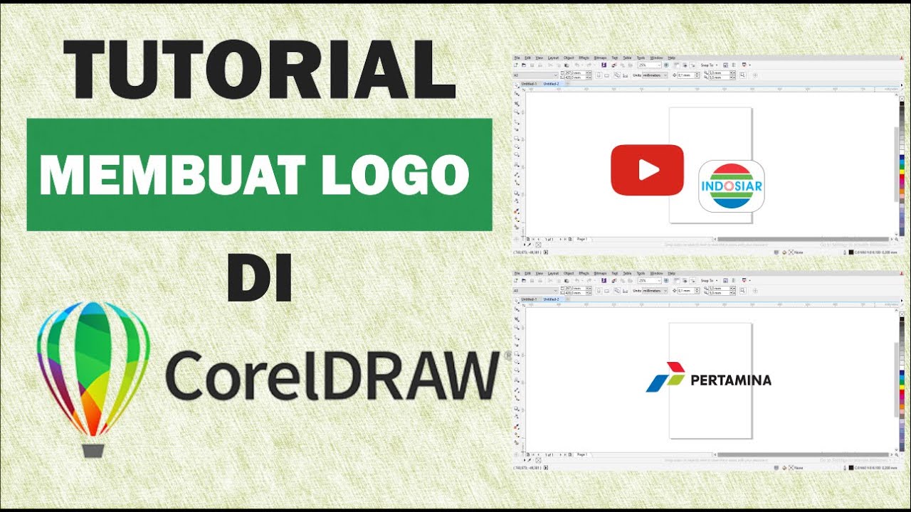 TUTORIAL CARA MEMBUAT LOGO MENGGUNAKAN COREL DRAW || TUTORIAL \ TIPS ...