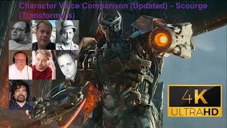 CHARACTER VOICE COMPARISON (UPDATED) - SCOURGE (TRANSFORMERS)