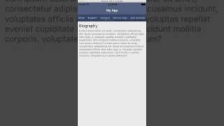 Horizontal navigation in Nativescript 2.5 + Angular, iOS example