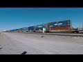 bnsf 6064 766 4462 ferromex 4656 bnsf 5242 clovis nm 22 sep 2022