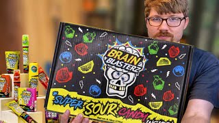 Trying Brain Blasterz Super Sour Candy!