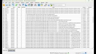 Cleaning Raw Data in SPSS