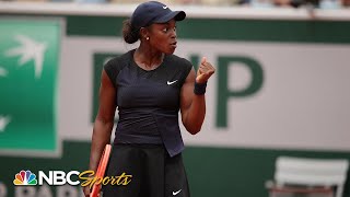 French Open 2021: Sloane Stephens vs. Karolina Muchova | Third Round Highlights | NBC Sports