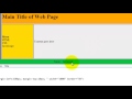 html lesson 25 html layout using table tag sahalsoftware