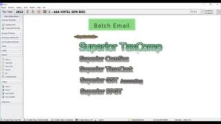 Superior TaxComp - Batch Email