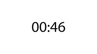 Professional 46 second timer
