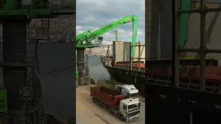 Unloading Wheat