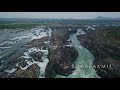 aerial drone 4k video sopheakmit waterfall​ cinematic travel film