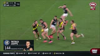 Patrick Cripps Praise from Fox Footy after huge game vs Tigers - AFL Round 16 2024