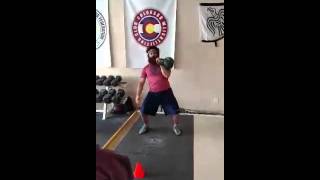 One Handed Kettlebell Jerk - 24 KG