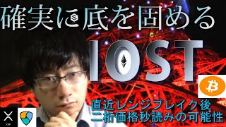 【仮想通貨ビットコイン，リップル，イーサリアム，XEM,IOST,】IOST次の上昇で７円ブレイク後は10円の可能性あり。