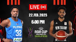 🔴 LIVE! Gilas Pilipinas vs New Zealand | Fiba Asia Cup 2025 Qualifiers I 2K live February 22, 2025