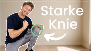 Schmerzfreies und bewegliches Knie?  Kniegelenke stabilisieren | Muskeln aufbauen | 8 MIN