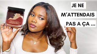 Je teste le masque hydratant AS I AM sur cheveux crépus type 4. HUMM....