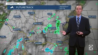 Increasing clouds with a chance of PM showers and thunderstorms on Wednesday