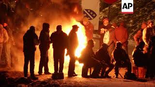 Protesting war veterans block main highways in Bosnia