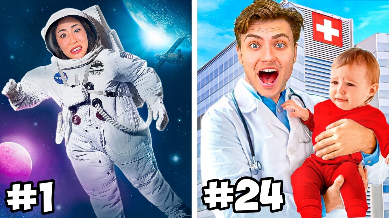 Working 24 R Jobs For 24 Hours Youtube
