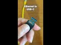 ethernet to usb c