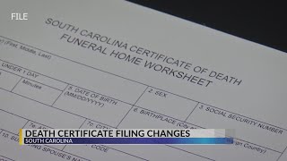 death certificate filing changes