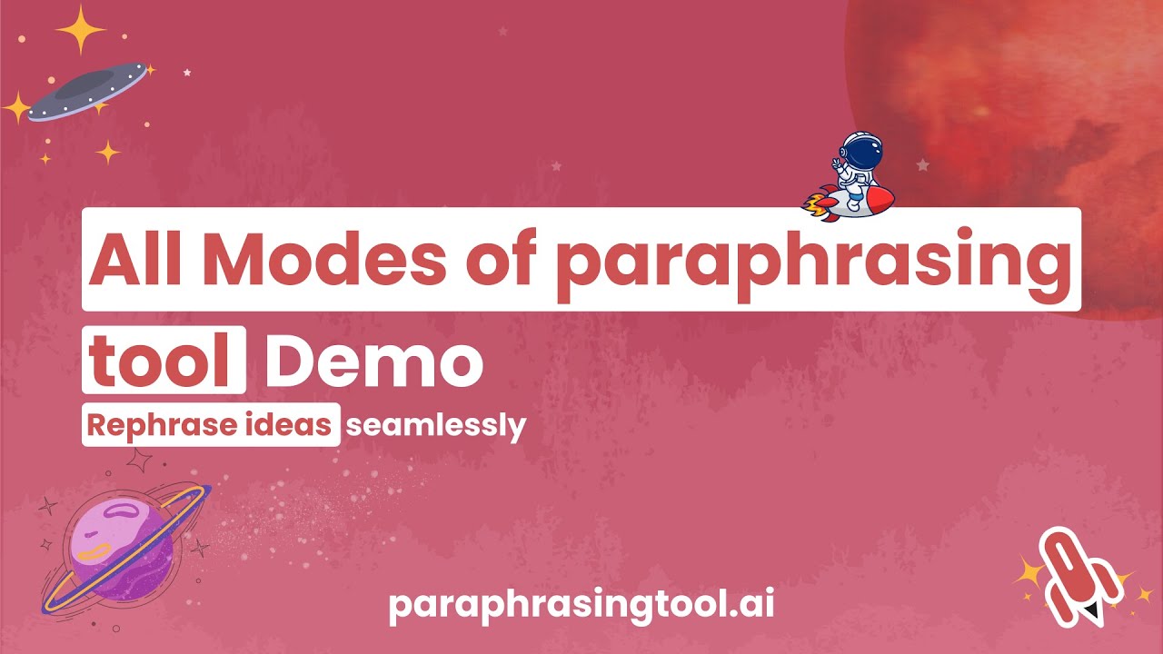 All Modes Of Paraphrasing Tool By Paraphrasingtool.ai Give Your Content ...