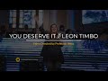 You Deserve It - JJ Hairston // Leon Timbo // Live Worship Production by Professor Hines